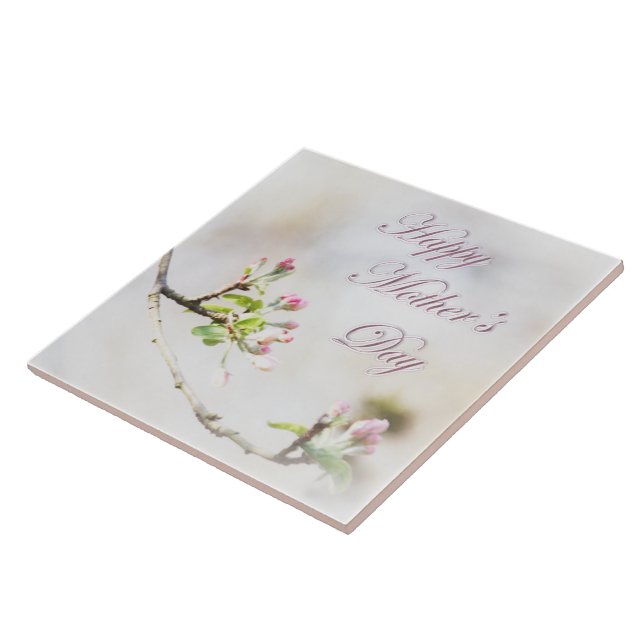 Apple Blossom Mother's Day Tile (Side)