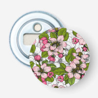 Apple blossom on white