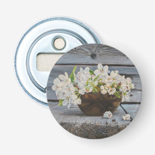 Apple Blossom Still Life – Original Fine Art Print Bottle Opener