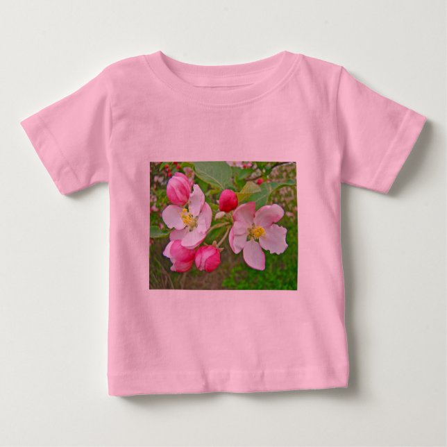 Apple Blossom Time Baby T-Shirt (Front)