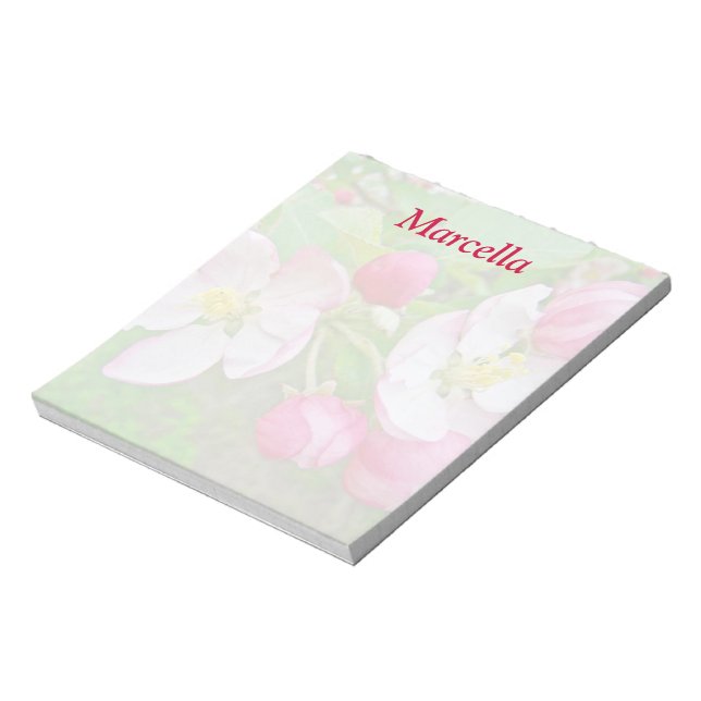 Apple Blossom Time Notepad (Rotated)