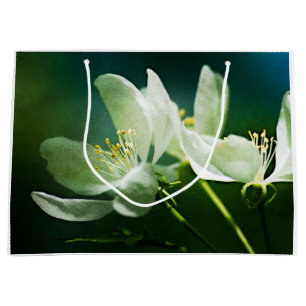 Apple Blossom - Two Flowers Large Gift Bag