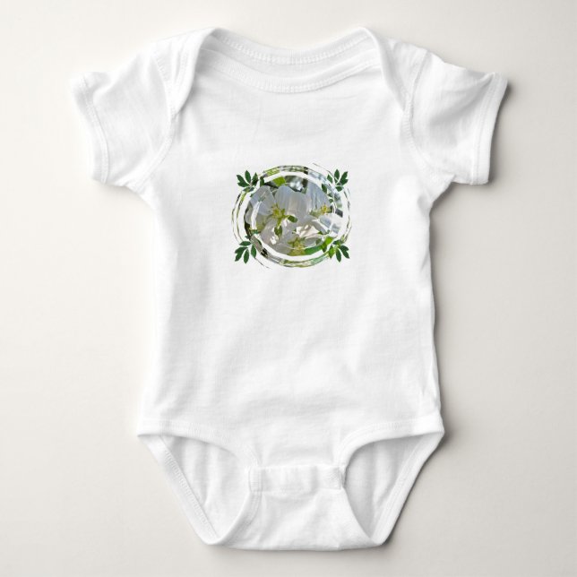Apple Blossoms Baby Infant Shirt (Front)
