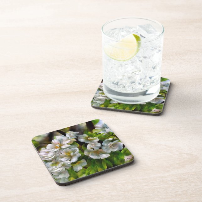 Apple Blossoms Coaster (Right Side)