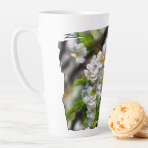 Apple Blossoms Latte Mug