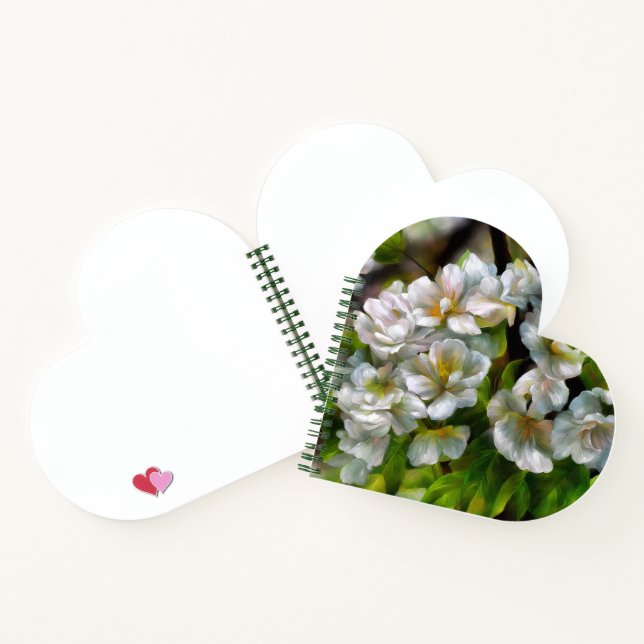 Apple Blossoms Notebook (Inside)
