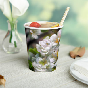 Apple Blossoms Paper Cups