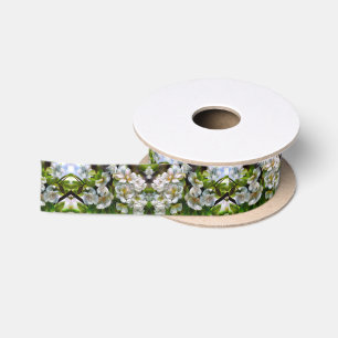 Apple Blossoms Satin Ribbon