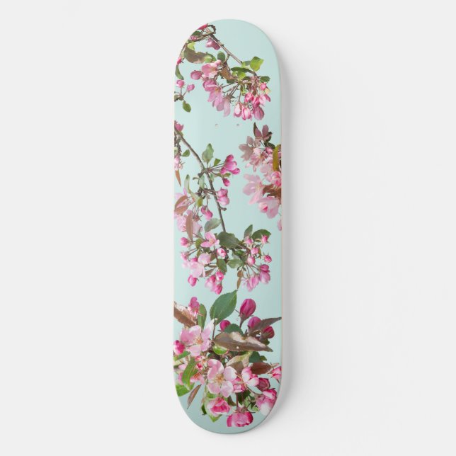 Apple blossoms skateboard (Front)