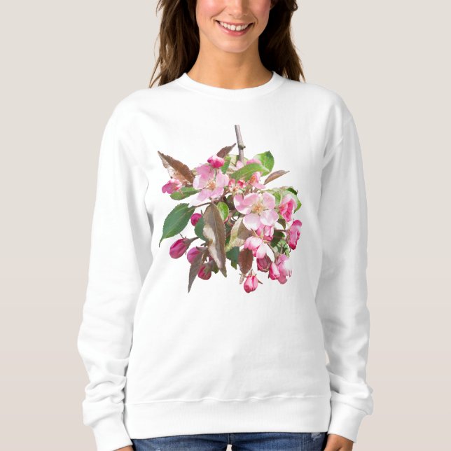Apple blossoms  sweatshirt (Front)
