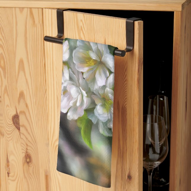 Apple Blossoms Tea Towel (Thirds Fold)