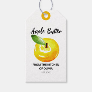 Apple Butter Gift Tag for home made preserve 