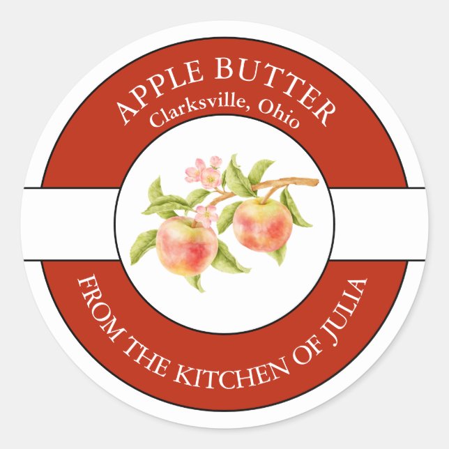 Apple Butter Label  (Front)