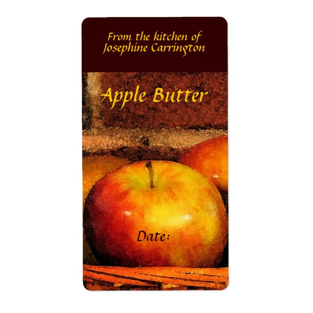 Apple Butter Labels (Front)