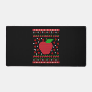 Apple Christmas Desk Mat