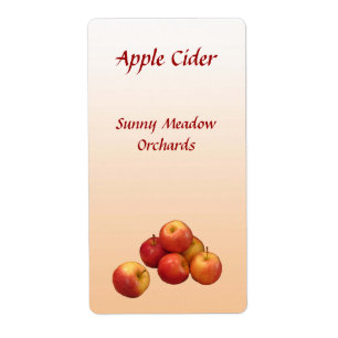 Apple Cider Labels