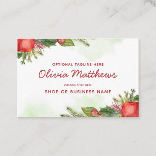 Apple Cinnamon Fall or Winter Holiday Seasonal Business Card