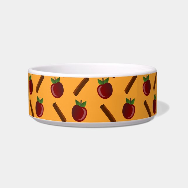 Apple Cinnamon Pattern Bowl (Front)