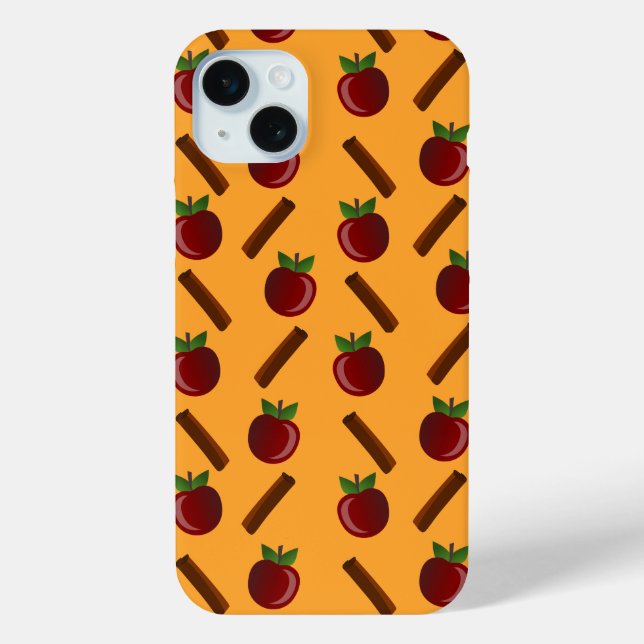 Apple Cinnamon Pattern Case-Mate iPhone Case (Back)