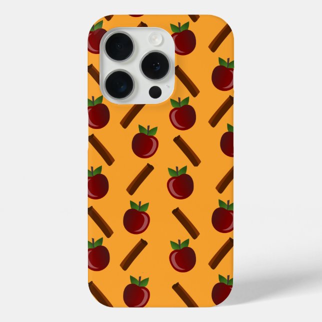 Apple Cinnamon Pattern Case-Mate iPhone Case (Back)