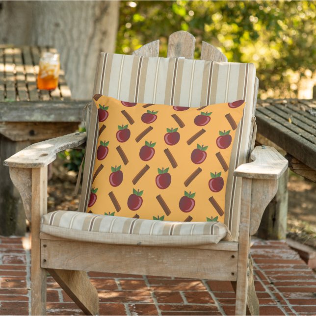 Apple Cinnamon Pattern Cushion (Chair)
