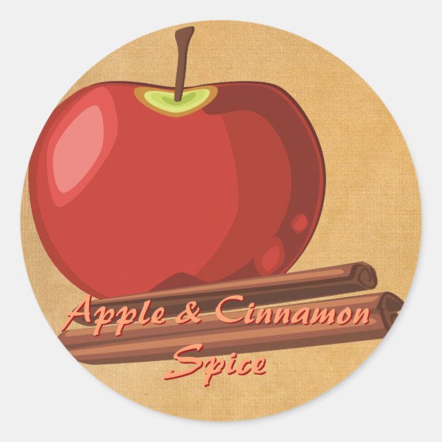 Apple Cinnamon Stickers (Front)