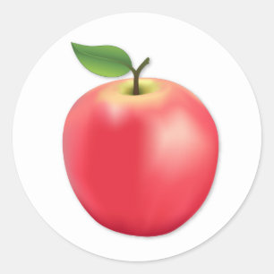 Apple  classic round sticker