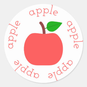 Apple Classic Round Sticker