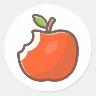 Apple Classic Round Sticker