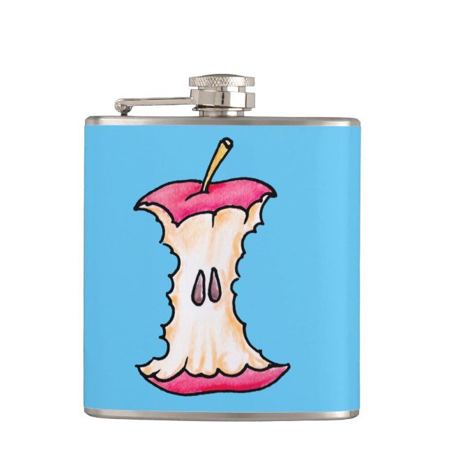 Apple core hip flask (Front)