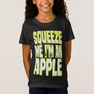 Apple Costume Funny Halloween Fresh Fruit Slice Sq T-Shirt