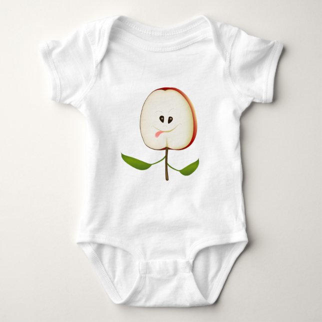Apple Cut Baby Bodysuit (Front)