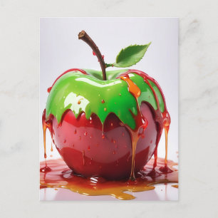Apple Digital Art Postcard