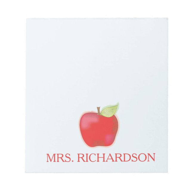 Apple Editable  Notepad (Front)