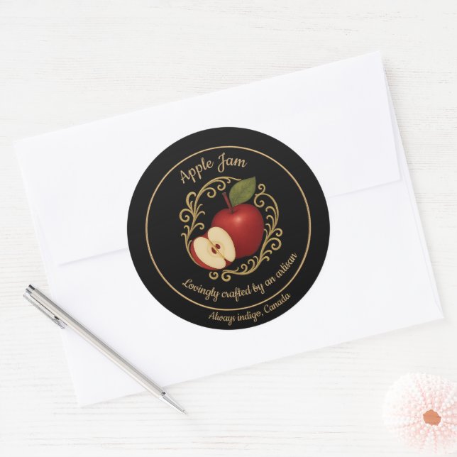 Apple Ember – Artisan Jam Label (Envelope)