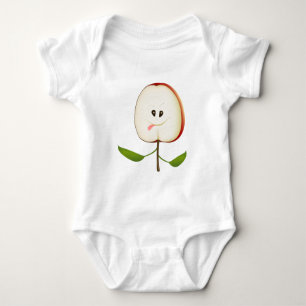 Apple Face Baby Bodysuit