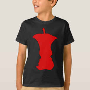 Apple Face Optical Illusion T-Shirt