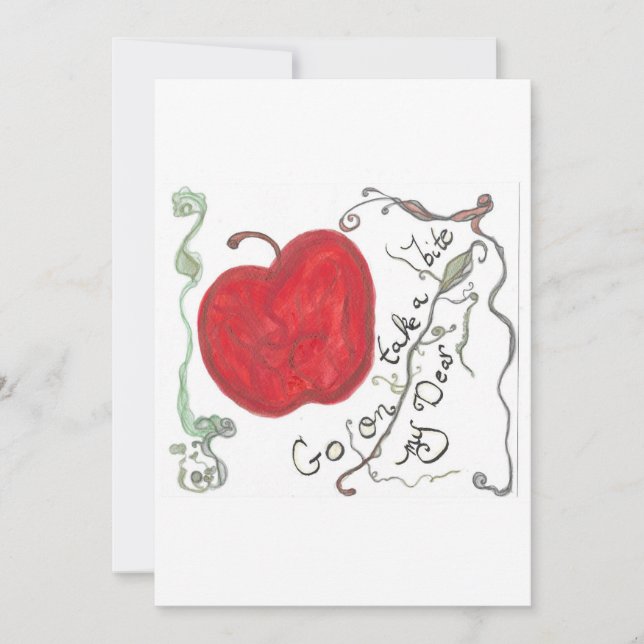Apple Fairy Tale Card (Front)