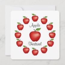 Apple Festival Invitation