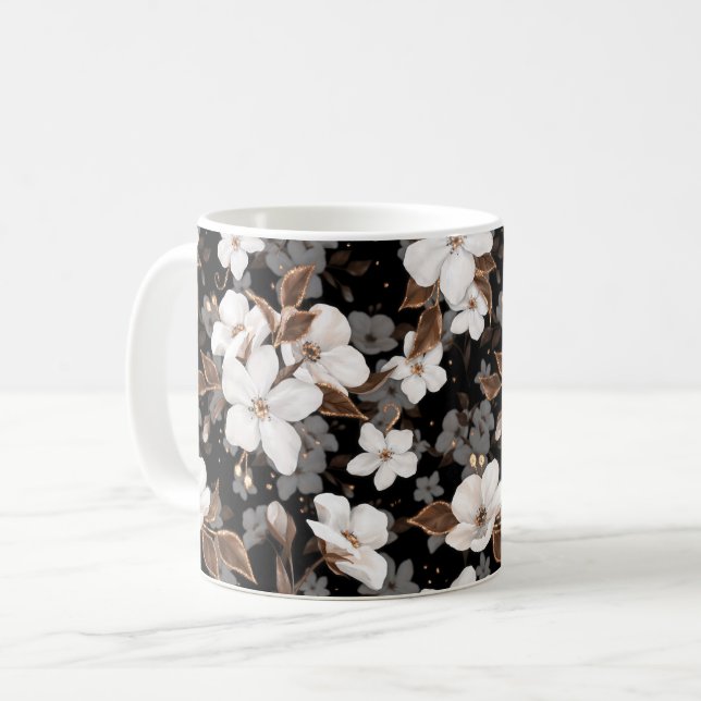 Apple flowers coffee mug (Front Left)