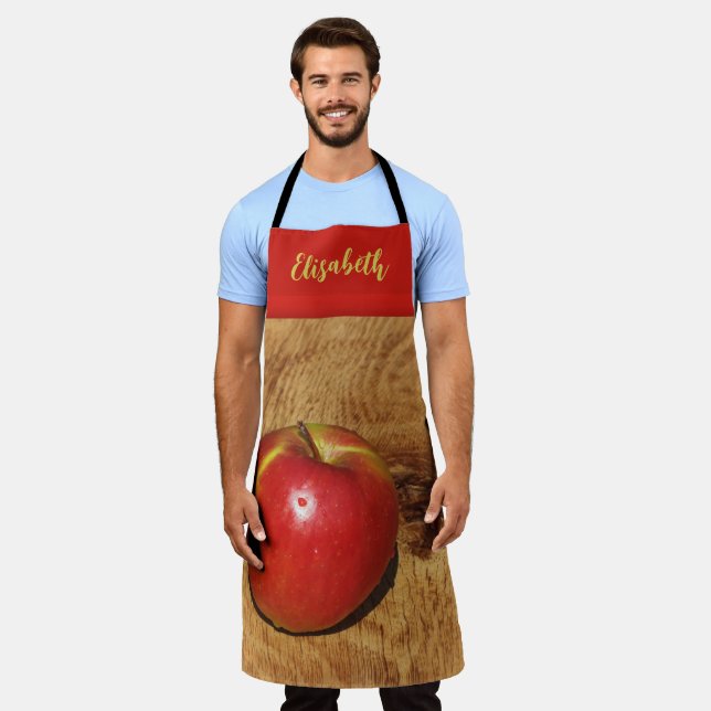 apple,food, kitchen, tray, kitchen decor, cooking, apron (Worn)