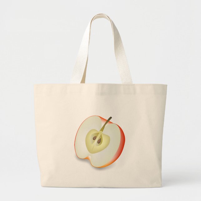 APPLE FOOD LARGE TOTE BAG (Front)