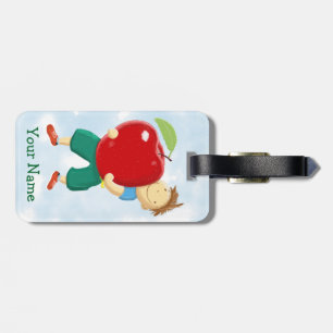Apple for Teacher Luggage Tag