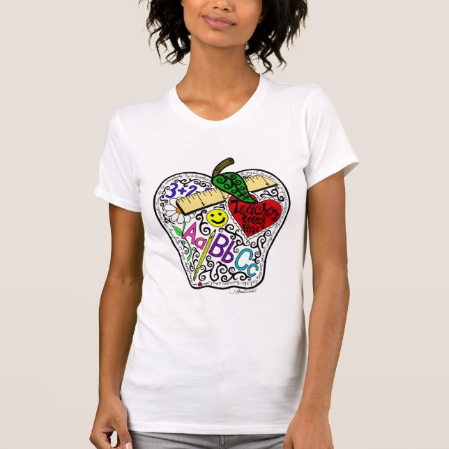 Apple for the teacher T-Shirt (Front)
