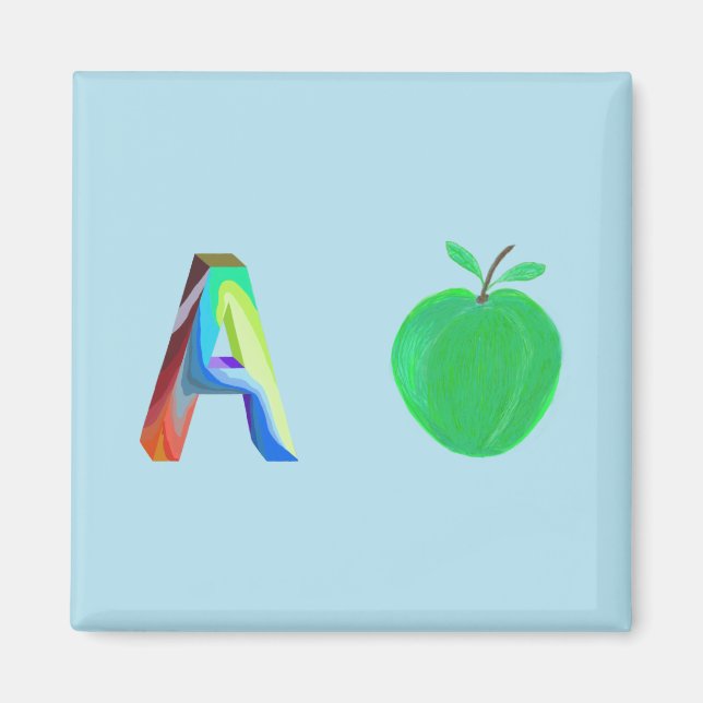 Apple Fridge Magnet (Front)