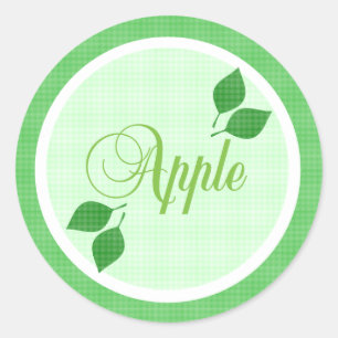 Apple Fruit Label Sticker