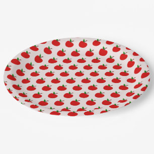 Apple Fruit patterns Paper Plate