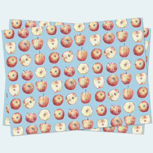 Apple Fruit Watercolor Tissue Paper