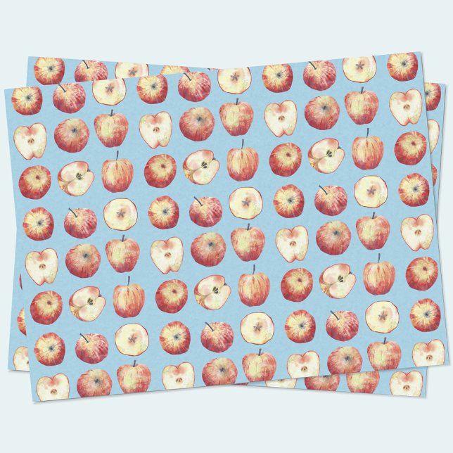 Apple Fruit Watercolor Tissue Paper (Creator Uploaded)