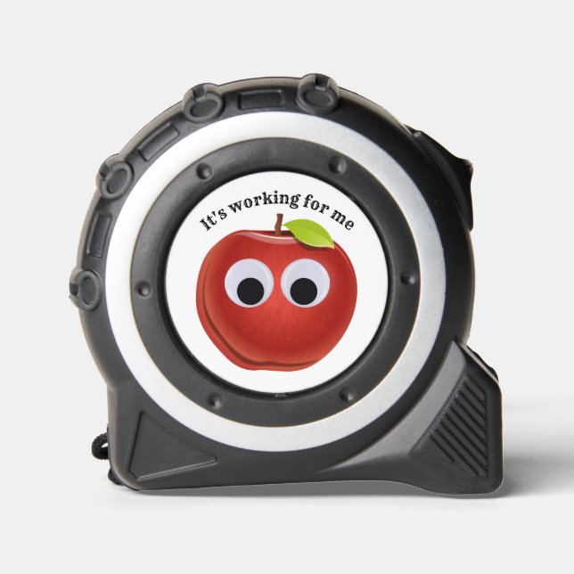Apple fruit with googly eyes-It's working for me  1 (Front)